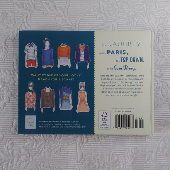 Chronicle Books | 50 Ways To Wear A Scarf | VGC - Picture 2 of 5